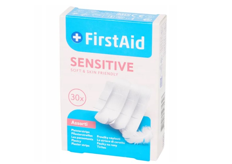 Set de plasturi FIRST AID Sensitive 30 buc.